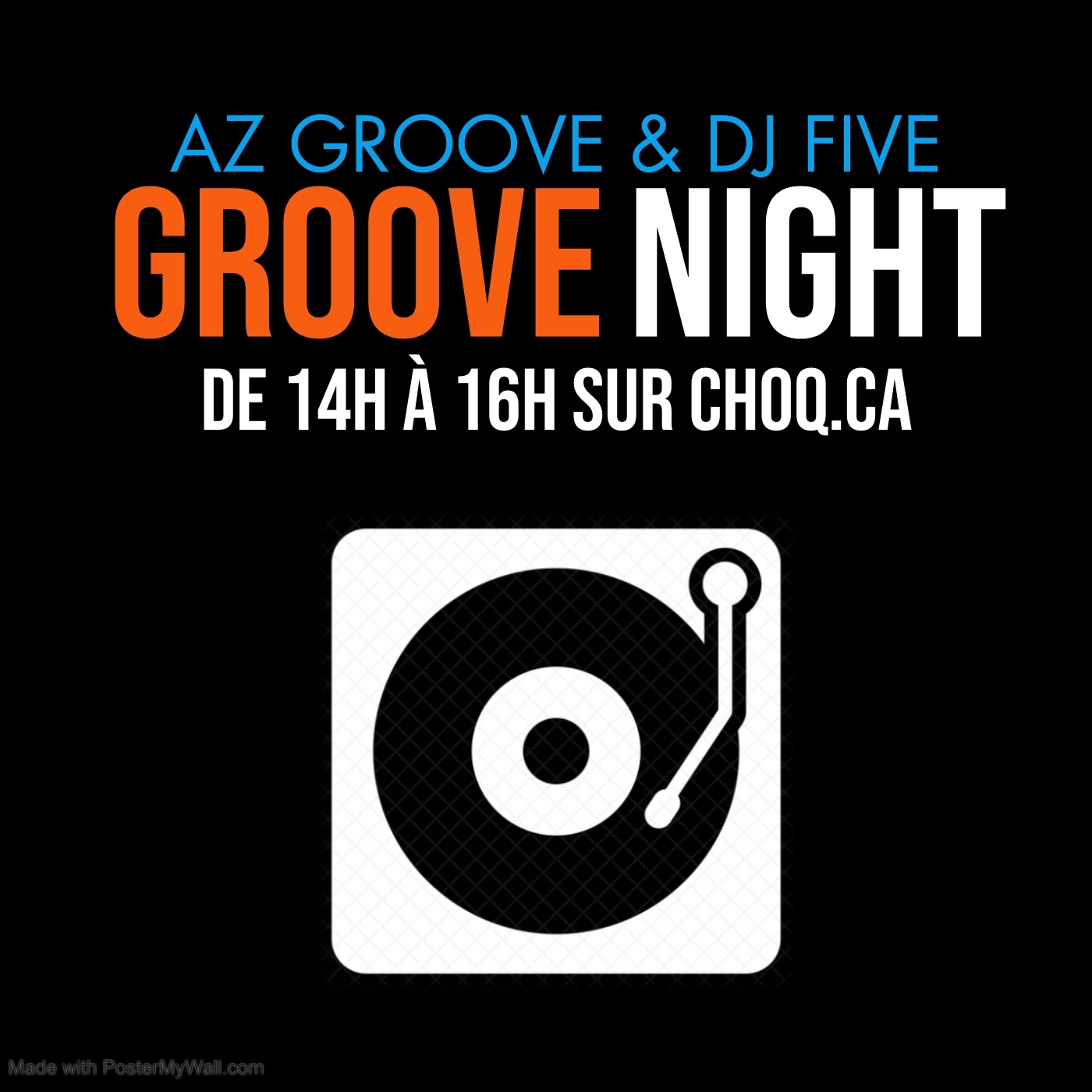 GROOVE NIGHT 1400 X1400